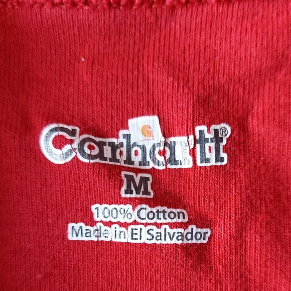 SOLD Carhartt Red Union Suit M - Picture 3 of 4
